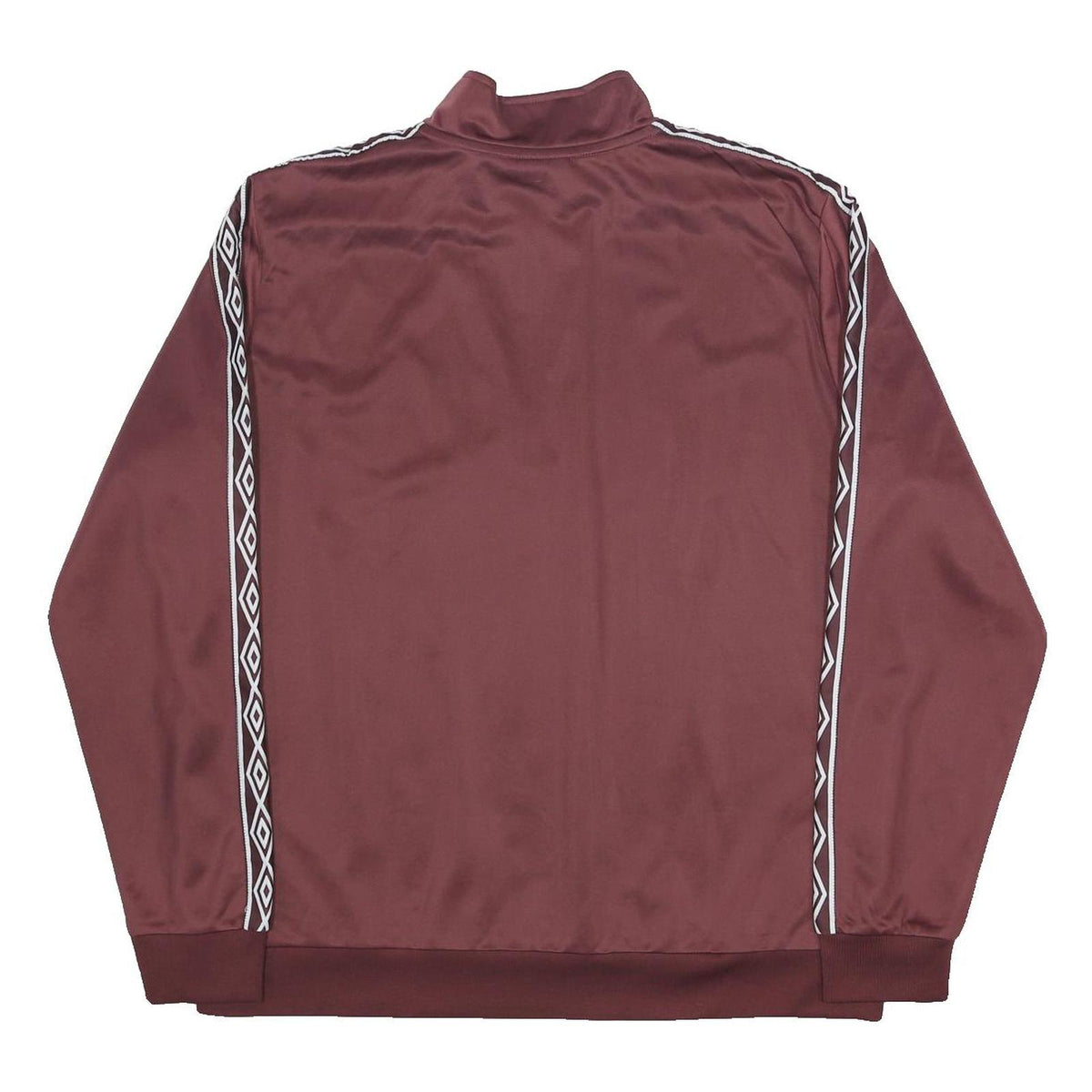 UMBRO Mens Maroon 1/4 Zip Sweatshirt XL Logo Tape Stripe Sportswear