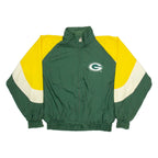 LOGO 7 Green Bay Packers Mens Shell Jacket Green USA Colourblock L