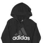 ADIDAS Womens Black Hoodie S Cotton Blend Pullover Casual Sportswear