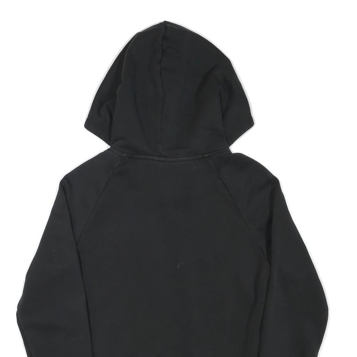 ADIDAS Womens Black Hoodie S Cotton Blend Pullover Casual Sportswear