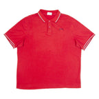 SLAZENGER Mens Polo Shirt Red 2XL