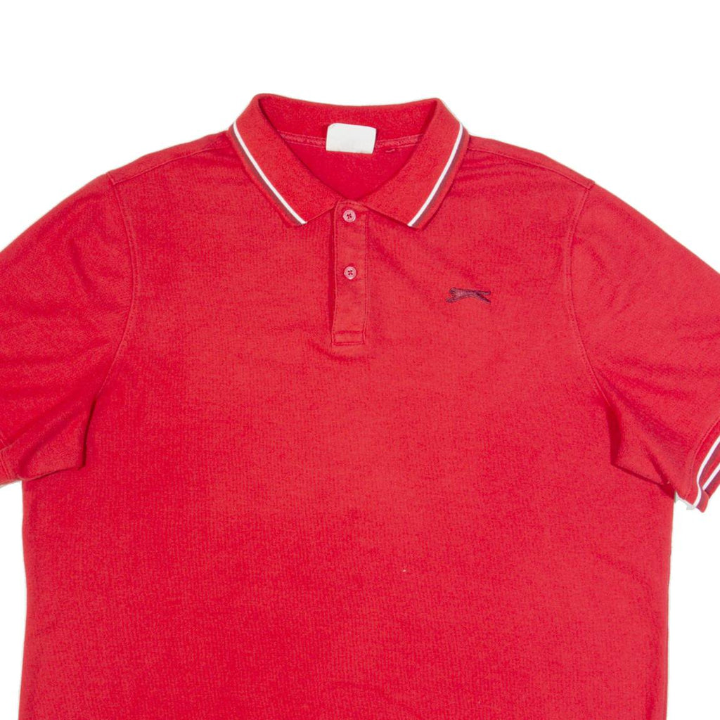 SLAZENGER Mens Polo Shirt Red 2XL