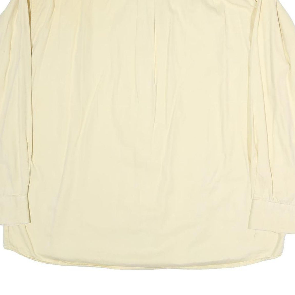 TIMBERLAND Mens Cream Cotton Shirt XL Button-Down Long Sleeve Casual Relaxed Fit
