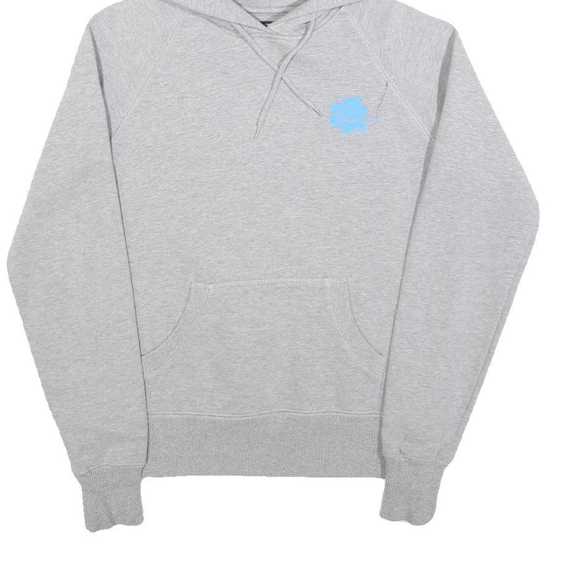 TATPA Womens Grey Hoodie M Cotton Blend Pullover Casual Lightweight Sweatshirt