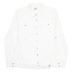 CARHARTT Womens Plain Shirt White Long Sleeve XL