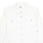 CARHARTT Womens Plain Shirt White Long Sleeve XL
