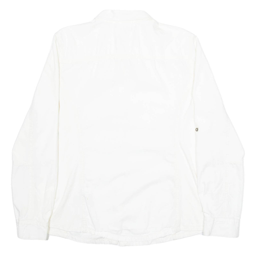 CARHARTT Womens Plain Shirt White Long Sleeve XL