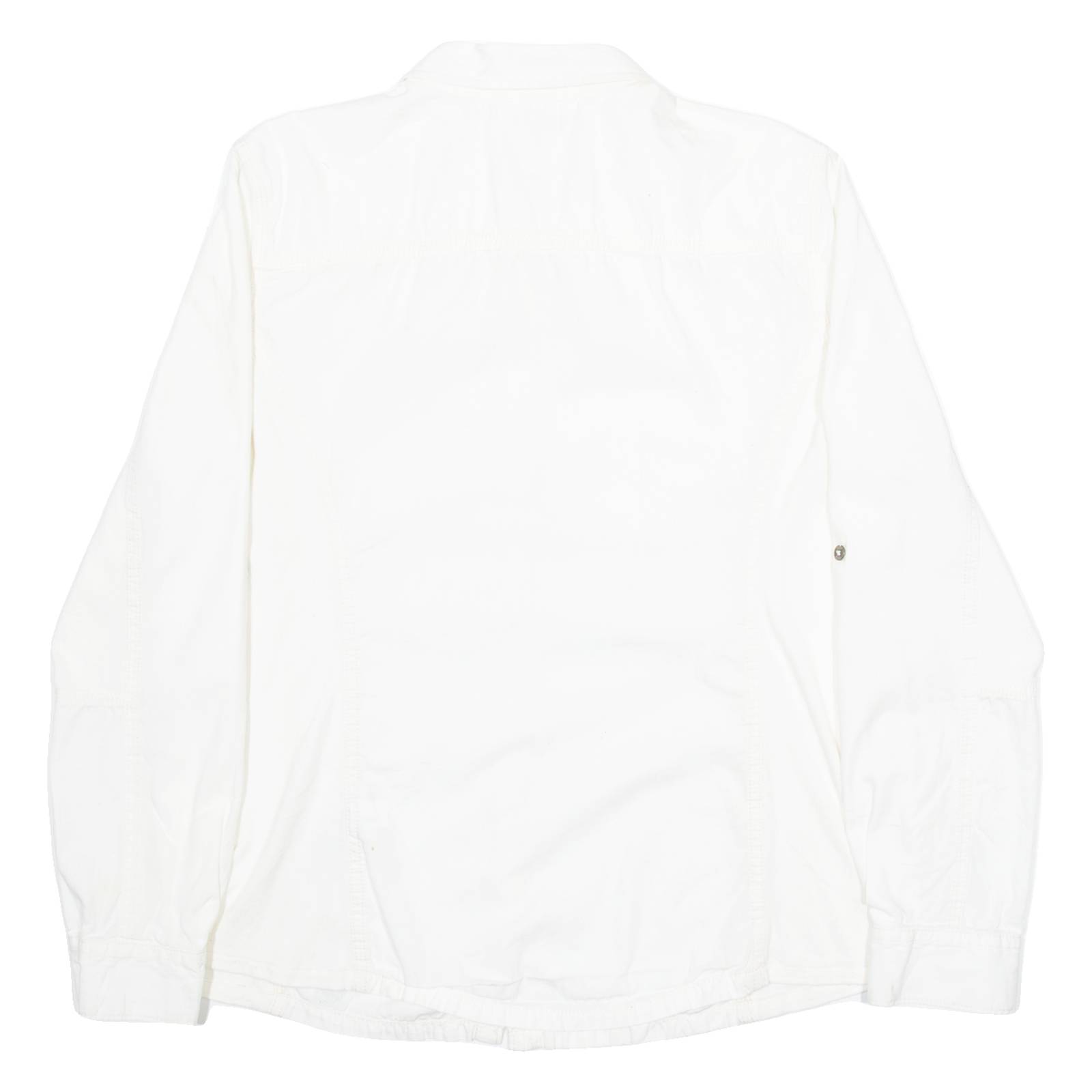 CARHARTT Womens Plain Shirt White Long Sleeve XL