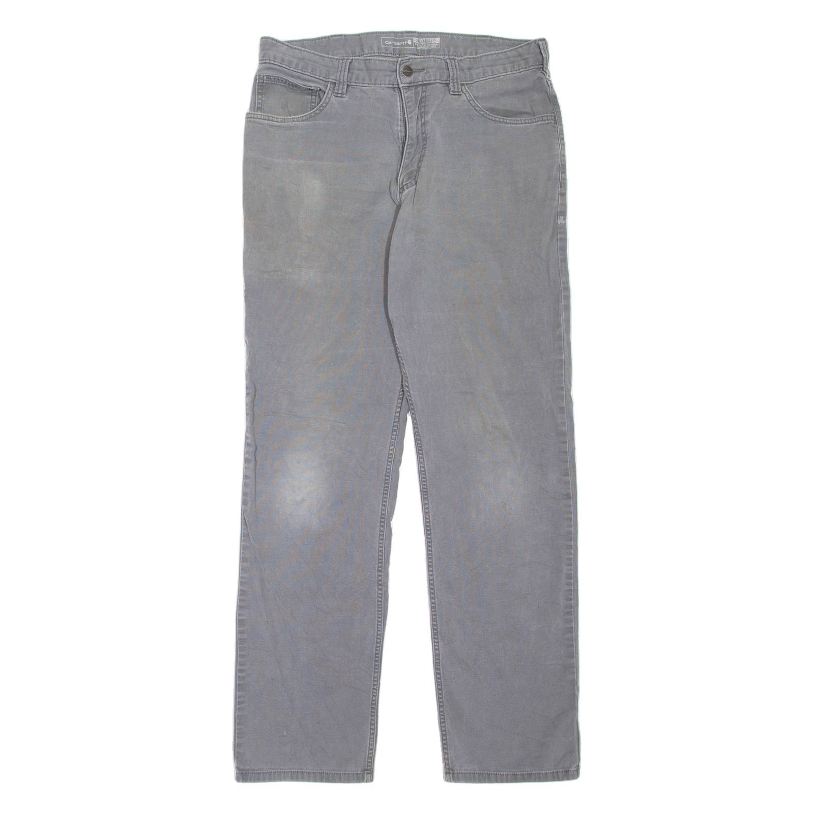 CARHARTT Workwear Mens Jeans Grey Relaxed Tapered W32 L31
