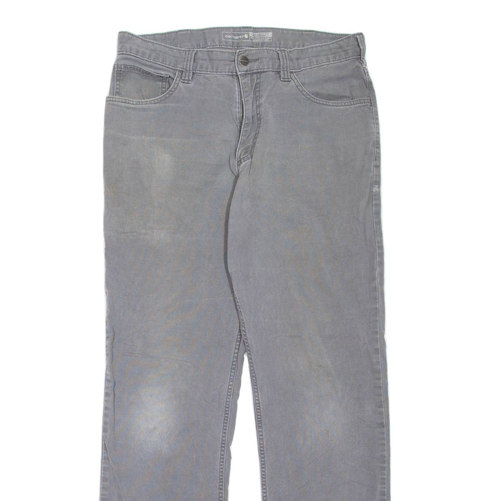 CARHARTT Workwear Mens Jeans Grey Relaxed Tapered W32 L31