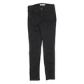LEVI'S Womens Slim Black Jeans Denim W26 L30 Stylish Cotton Blend Zip Closure