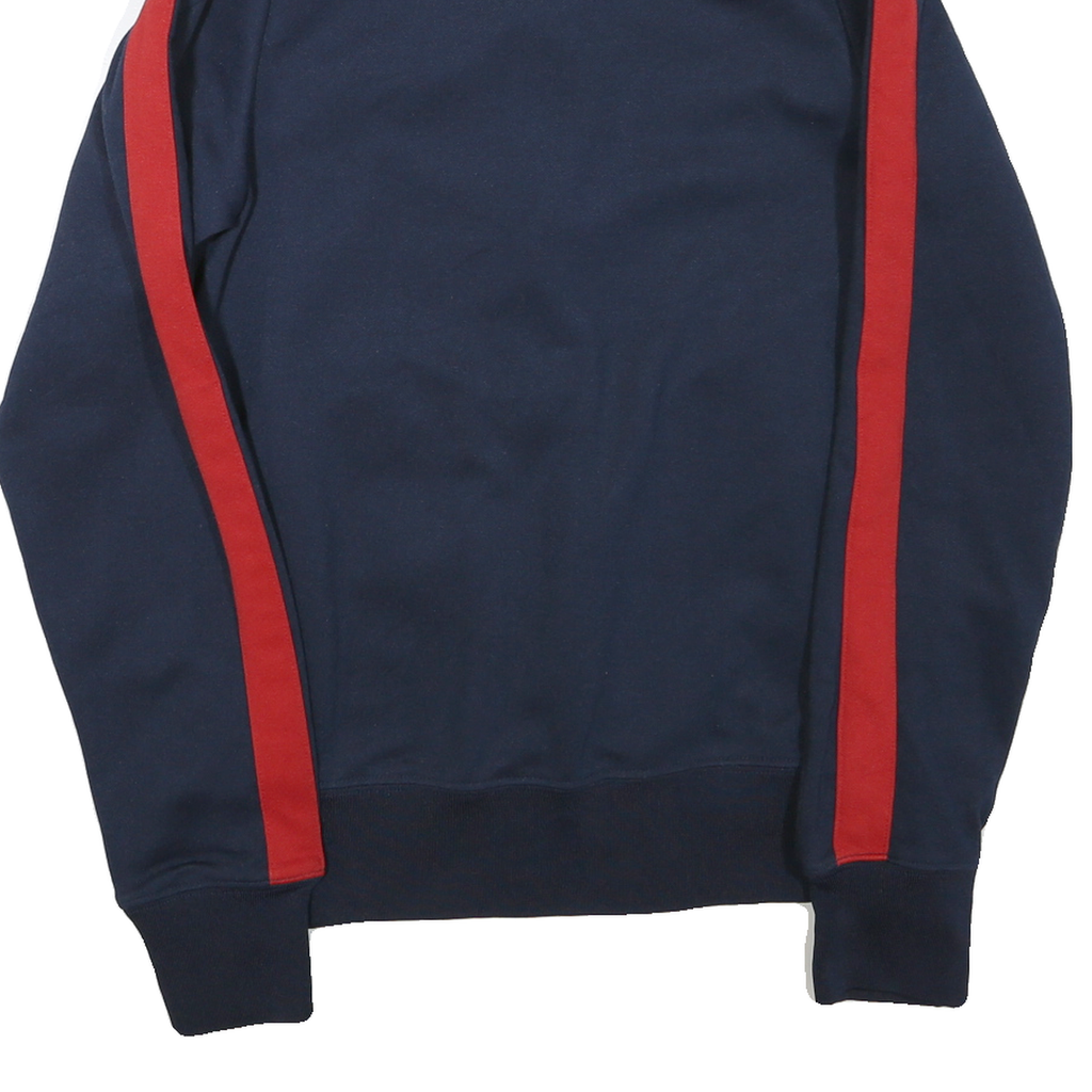 NIKE Mens Navy & Red Zip Jacket XS Polyester Blend Plain Sportswear