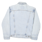 LEVI'S Womens Blue Denim Jacket S Cotton Blend Button Closure Classic Fit Iconic