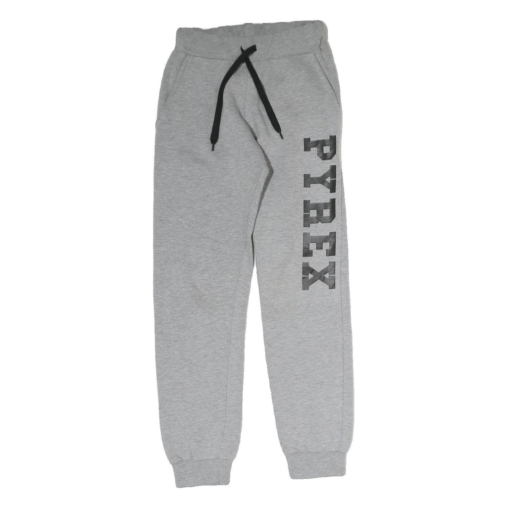 PYREX Mens Joggers Grey Slim Tapered S W26 L28 Cotton Blend Casual Wear
