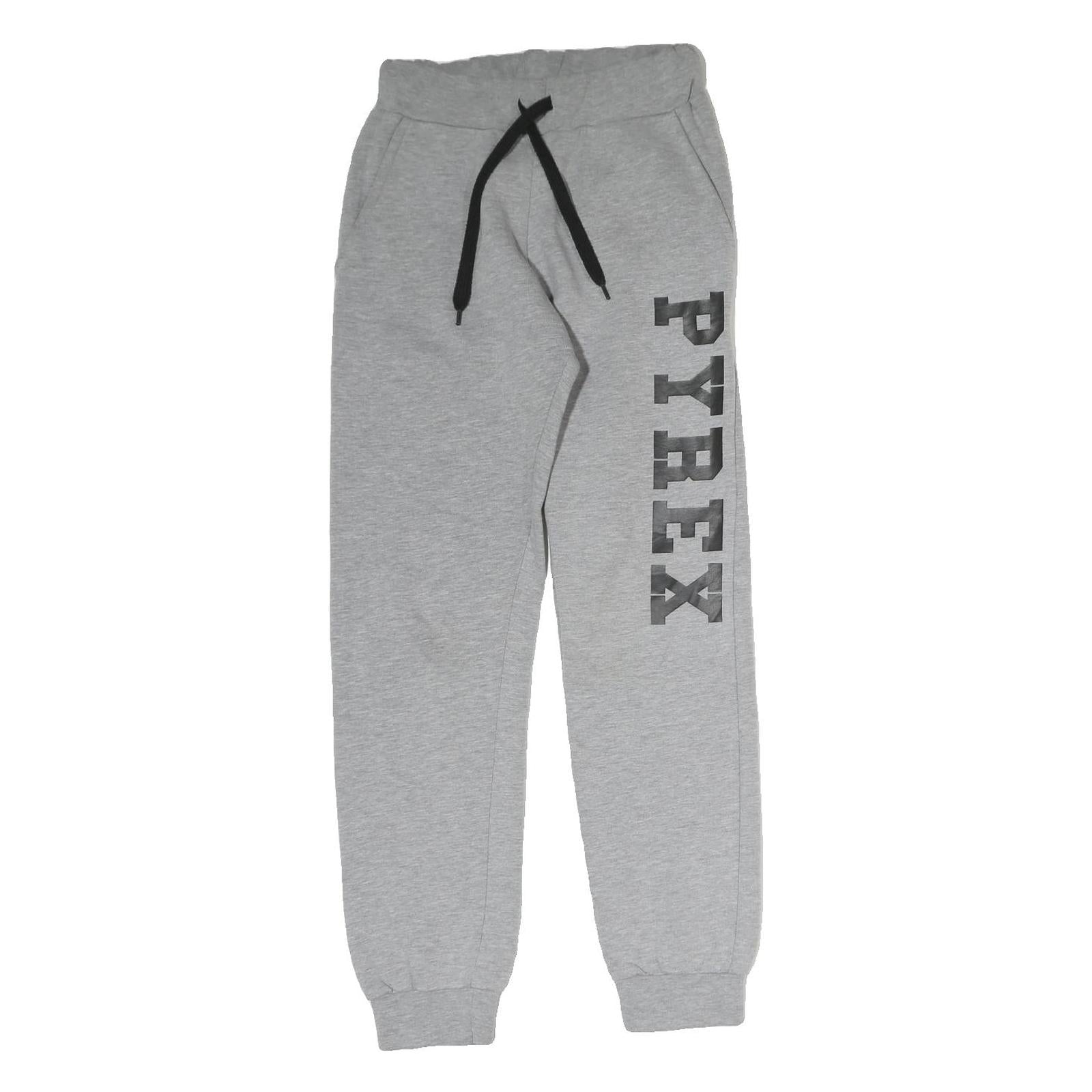 PYREX Mens Joggers Grey Slim Tapered S W26 L28 Cotton Blend Casual Wear