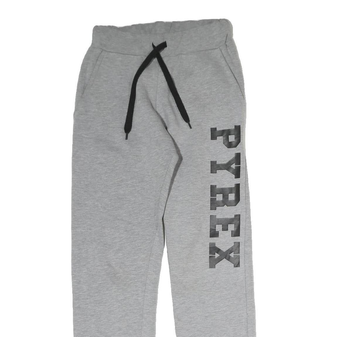 PYREX Mens Joggers Grey Slim Tapered S W26 L28 Cotton Blend Casual Wear