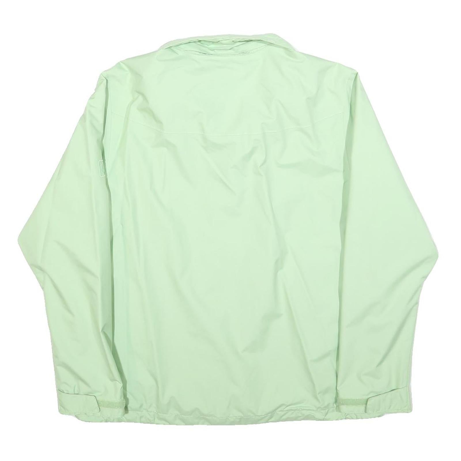 JACK WOLFSKIN Womens Green Jacket UK 16 Polyester Blend Outdoor Zip Casual