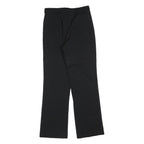 LOUISIANA Womens Polyester Blend Black Regular Fit Straight Leg Trousers W28 L30