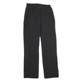 TREVOLUTION Womens Polyester Black Regular Straight Trousers W26 L33 Elastic