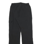 TREVOLUTION Womens Polyester Black Regular Straight Trousers W26 L33 Elastic
