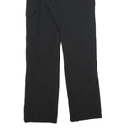 TREVOLUTION Womens Polyester Black Regular Straight Trousers W26 L33 Elastic