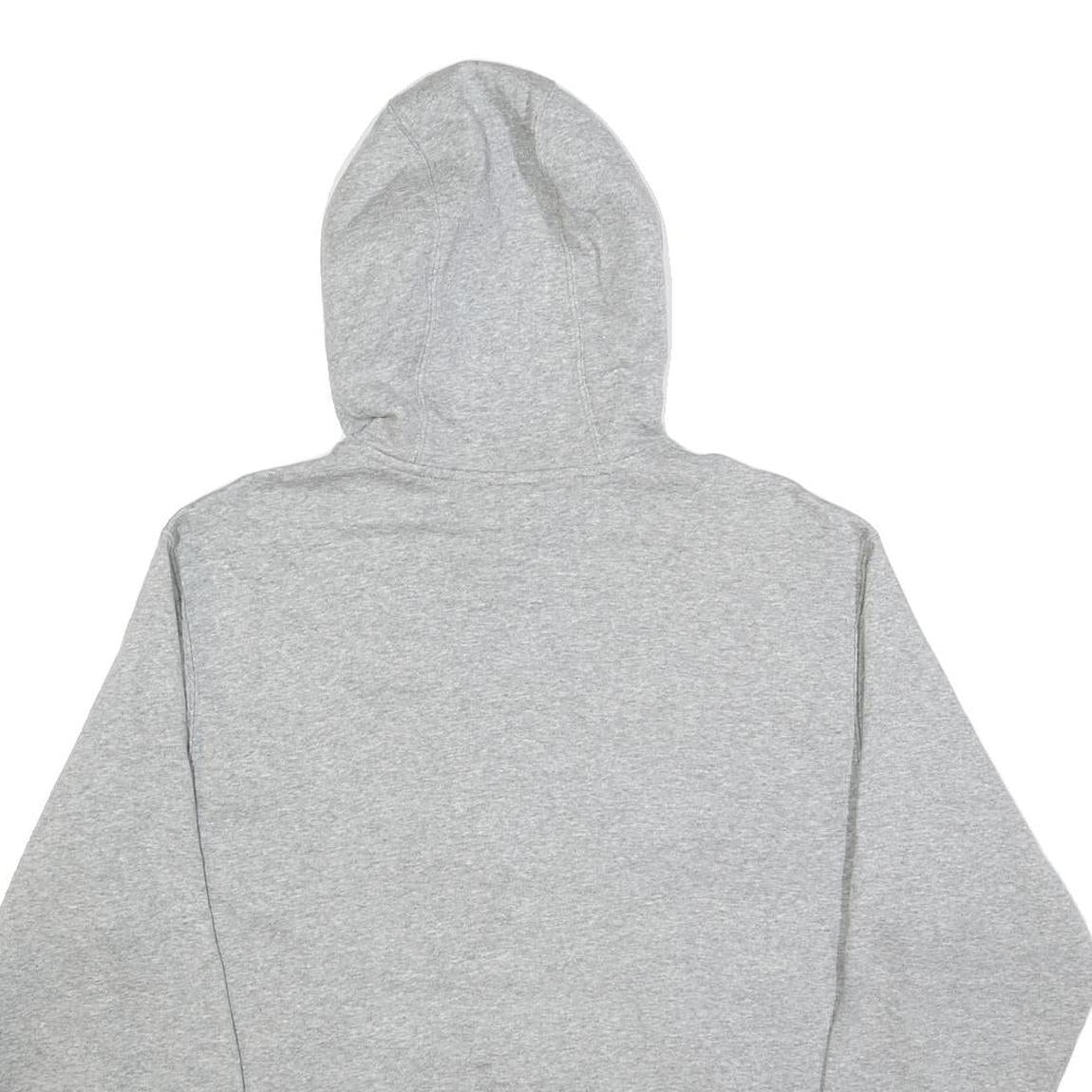 NIKE Mens Grey Left Coast Pullover Hoodie L Cotton Blend Casual Sportswear