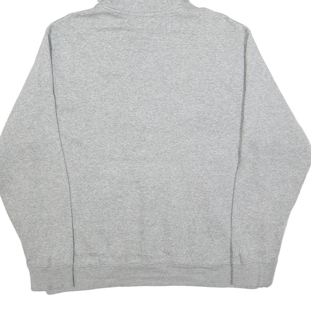 NIKE Mens Grey Left Coast Pullover Hoodie L Cotton Blend Casual Sportswear