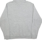 NIKE Mens Grey Left Coast Pullover Hoodie L Cotton Blend Casual Sportswear