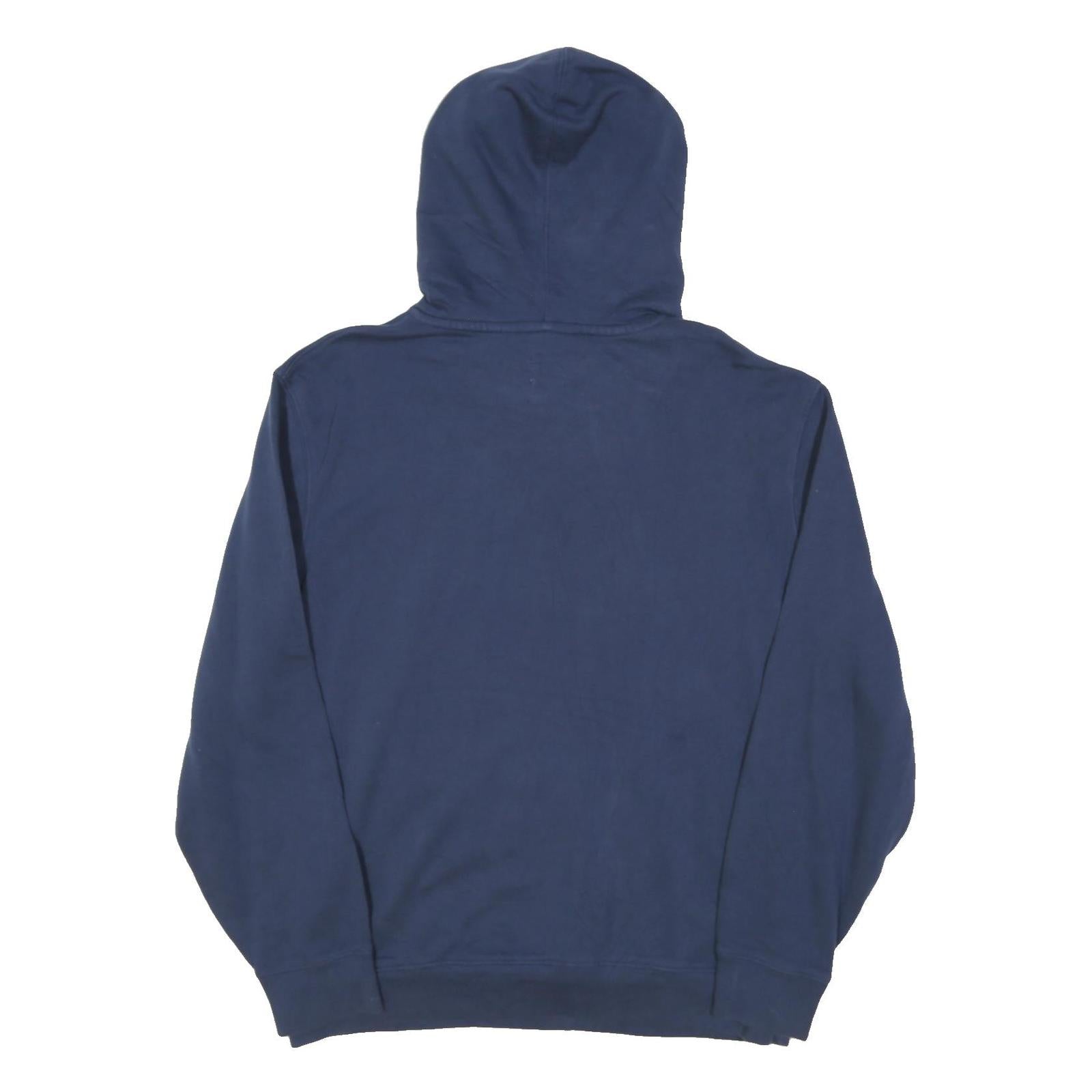 LEVI'S Womens Blue Hoodie L Cotton Blend Pullover Hooded Sweatshirt
