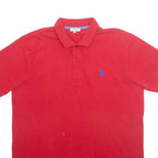 U.S. POLO ASSN Mens Polo Shirt Red XL