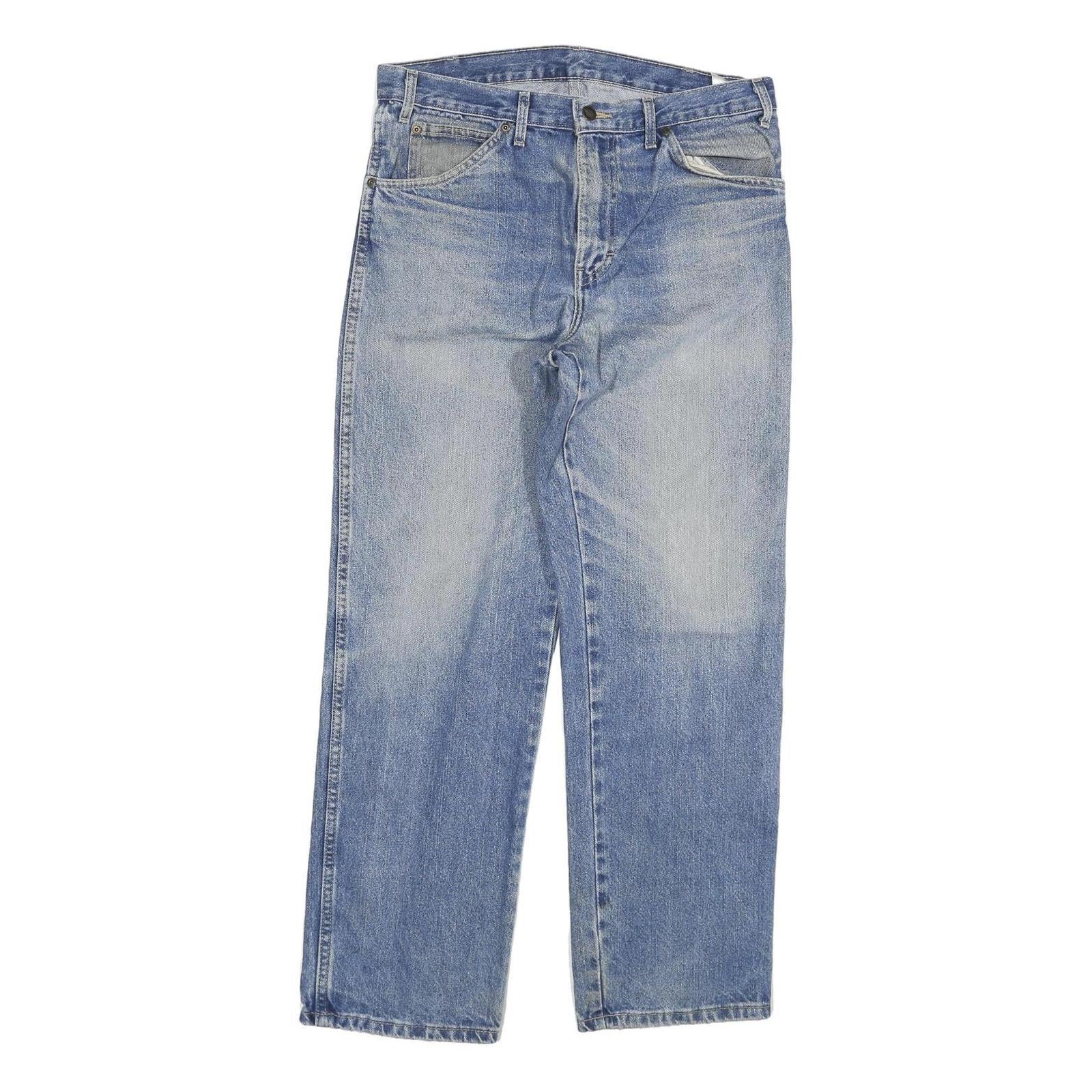 DICKIES 501 Mens Jeans Blue Regular Straight Denim Medium W30 L32 Classic Fit