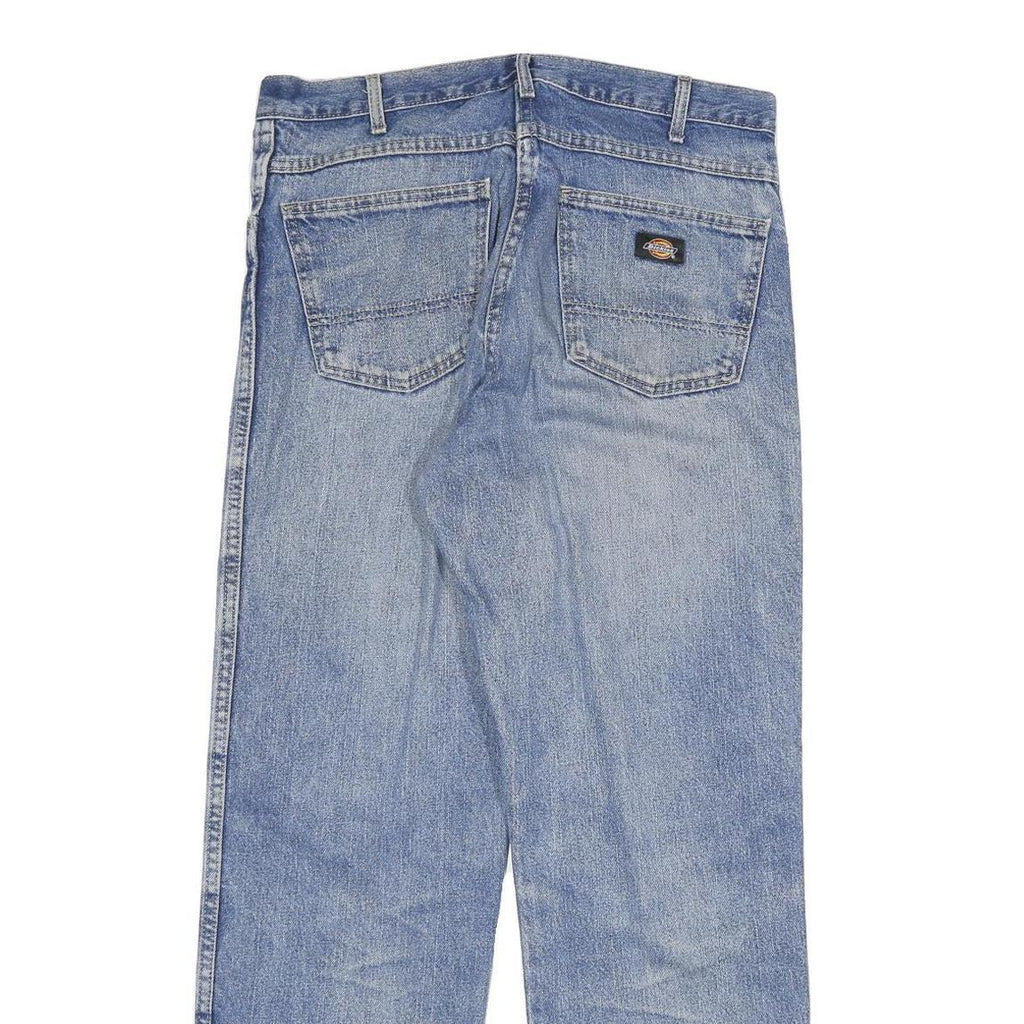 DICKIES 501 Mens Jeans Blue Regular Straight Denim Medium W30 L32 Classic Fit