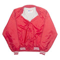 UNITED STATES APPAREL Womens Varsity Jacket Red Nylon USA XL