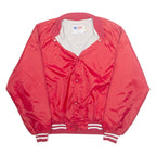 UNITED STATES APPAREL Womens Varsity Jacket Red Nylon USA XL