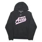 NIKE Mens Black Finch's Aces Hoodie S Cotton Blend Pullover Hooded Sweatshirt