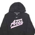 NIKE Mens Black Finch's Aces Hoodie S Cotton Blend Pullover Hooded Sweatshirt