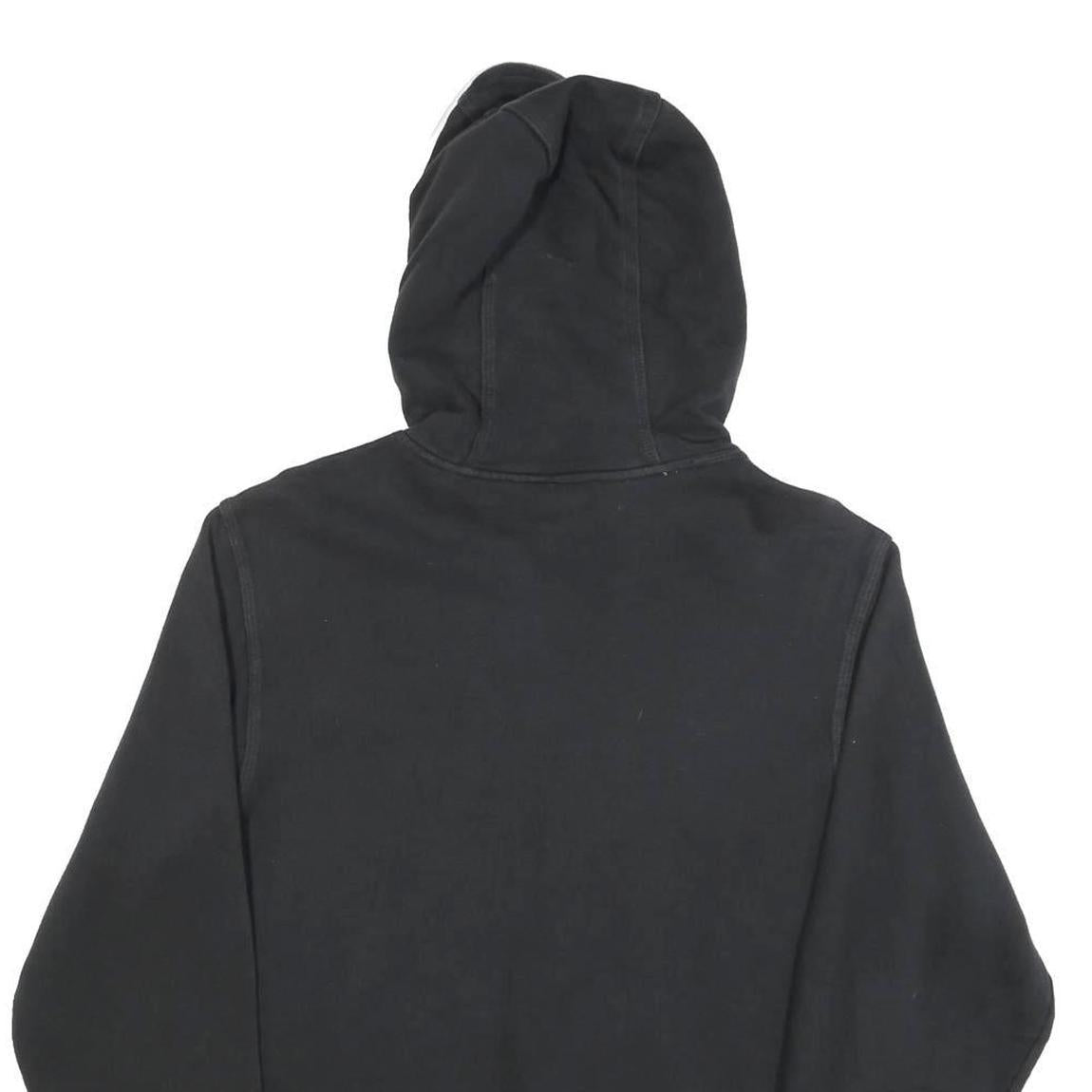 NIKE Mens Black Finch's Aces Hoodie S Cotton Blend Pullover Hooded Sweatshirt