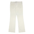 LEI Womens Cotton Blend Beige Regular Fit Straight Leg Trousers W30 L31 Casual