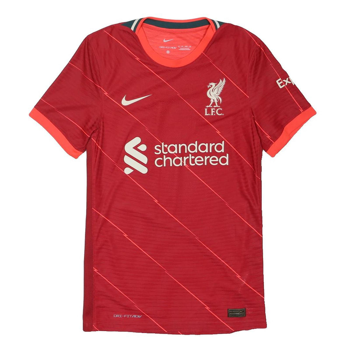 NIKE Liverpool FC 21/22 Home Vapor Jersey Mens Red Football Short Sleeve