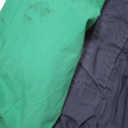 NAUTICA Mens Blue Green & Yellow Colourblock Outdoor Jacket L Polyester Blend