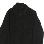 CHAPS Mens Black Cotton Jacket XL Zip Classic Stylish Casual Outerwear