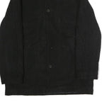 CHAPS Mens Black Cotton Jacket XL Zip Classic Stylish Casual Outerwear