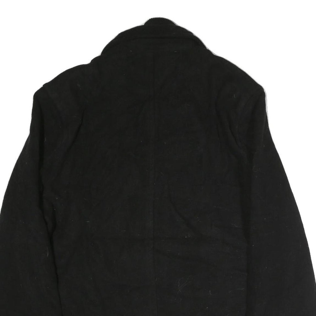 CHAPS Mens Black Cotton Jacket XL Zip Classic Stylish Casual Outerwear