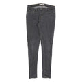 LEVI'S 535 Womens Slim Black Denim Raw W32 L32 Slim Fit Jeans Skinny