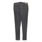 LEVI'S 535 Womens Slim Black Denim Raw W32 L32 Slim Fit Jeans Skinny