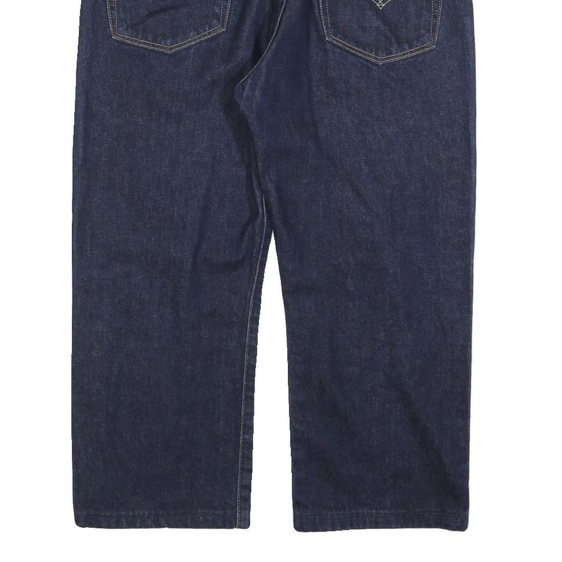 LEVI'S 751 Mens Jeans Blue Relaxed Straight Denim Raw W36 L24 Classic Style