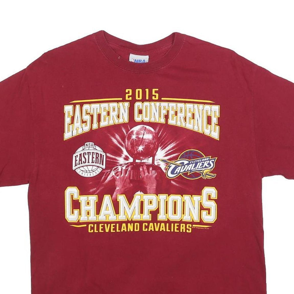 NBA Mens Red Cleveland Cavaliers 2015 Eastern Conference Champions T-Shirt M