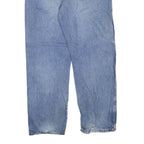 DICKIES Mens Regular Fit Blue Denim Jeans W40 L32 Cotton Blend Zip Closure