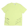 ADIDAS Mens Yellow Graphic T-Shirt M Short Sleeve Crew Neck Casual Cotton