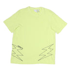 ADIDAS Mens Yellow Graphic T-Shirt M Short Sleeve Crew Neck Casual Cotton